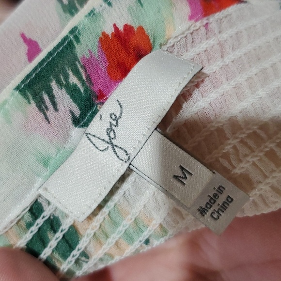 Joie silk floral sheet lightweight top - Picture 5 of 6